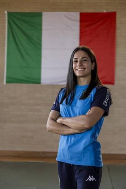 Francesca Milani, 24 anni, in gara nella categoria 48 kg
